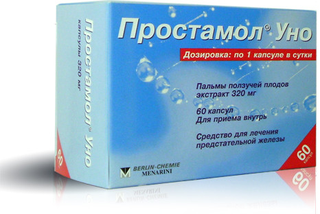 Лекарственный препарат Простамол-Уно при простате